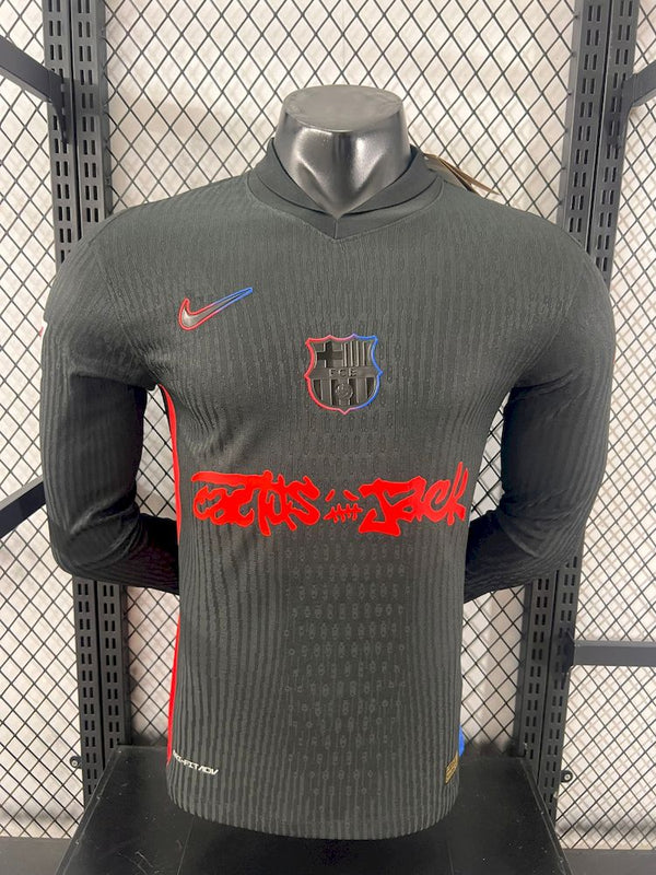 BARCELONA II EDICIÓN TRAVIS SCOTT 2024/25 (JUGADOR MANGA LARGA)