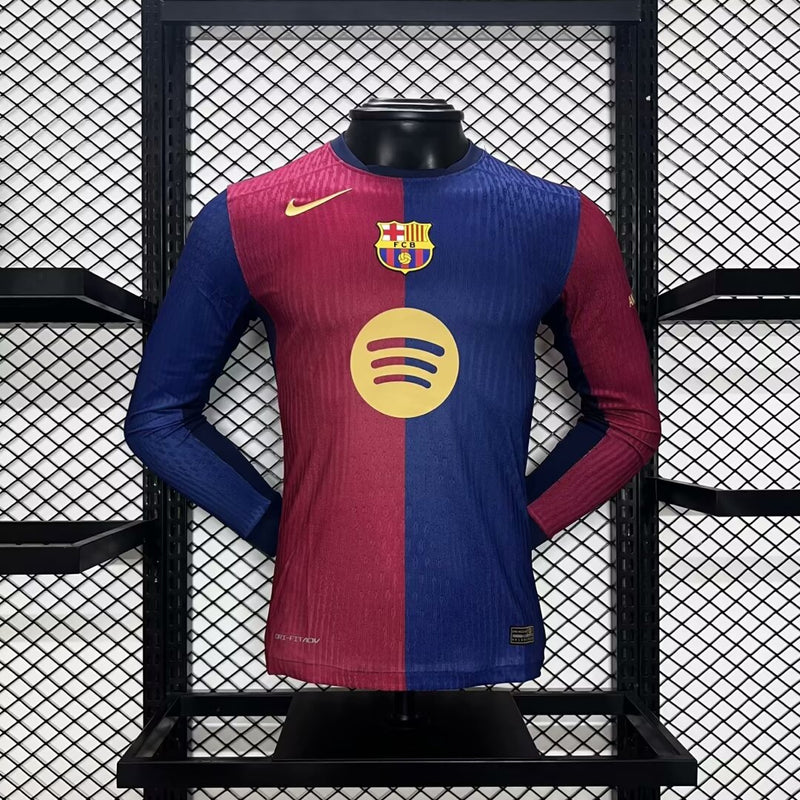 BARCELONA I 24/25 HOMBRE (VERSIÓN JUGADOR) MANGA LARGA